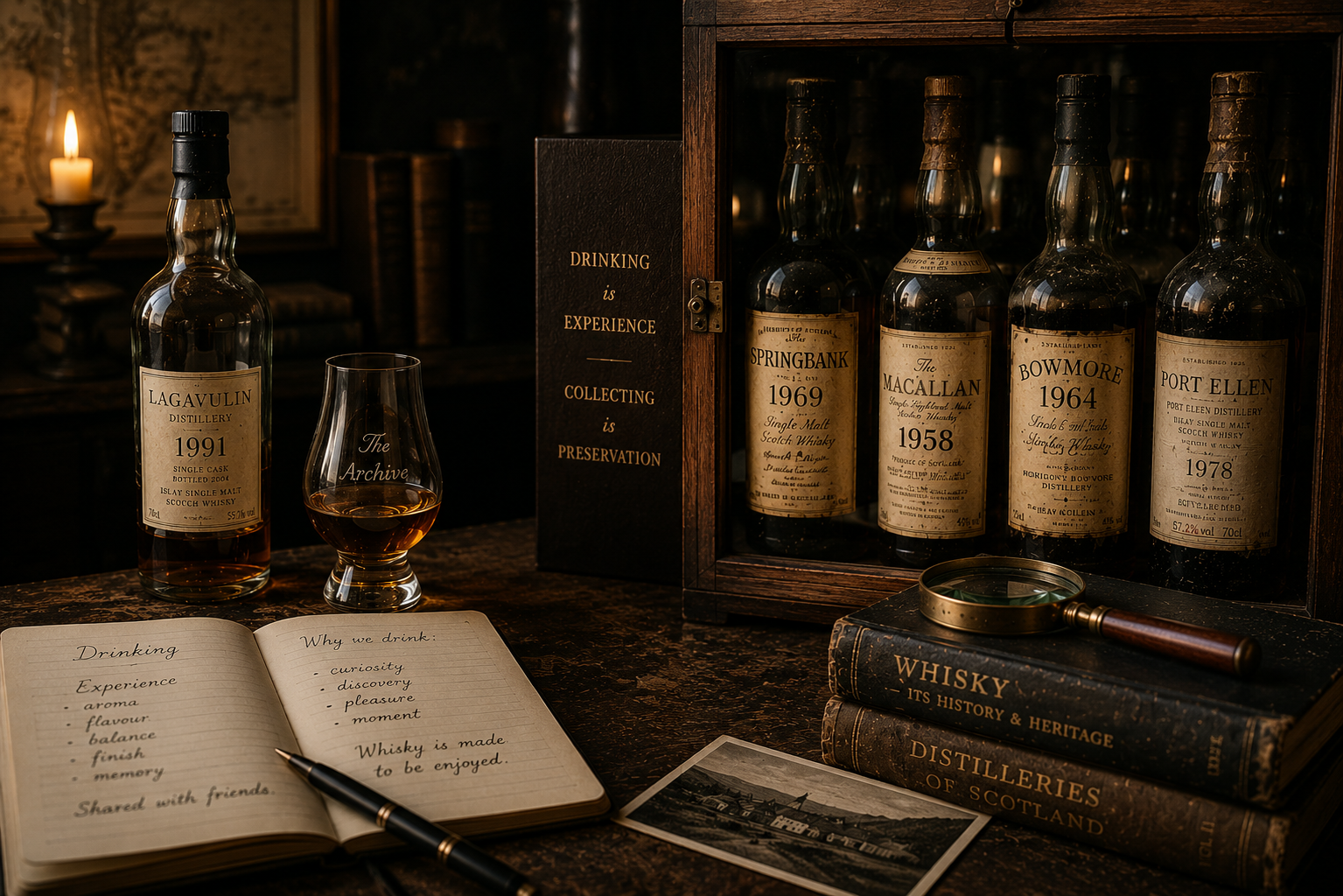 The Difference Between Drinking and Collecting