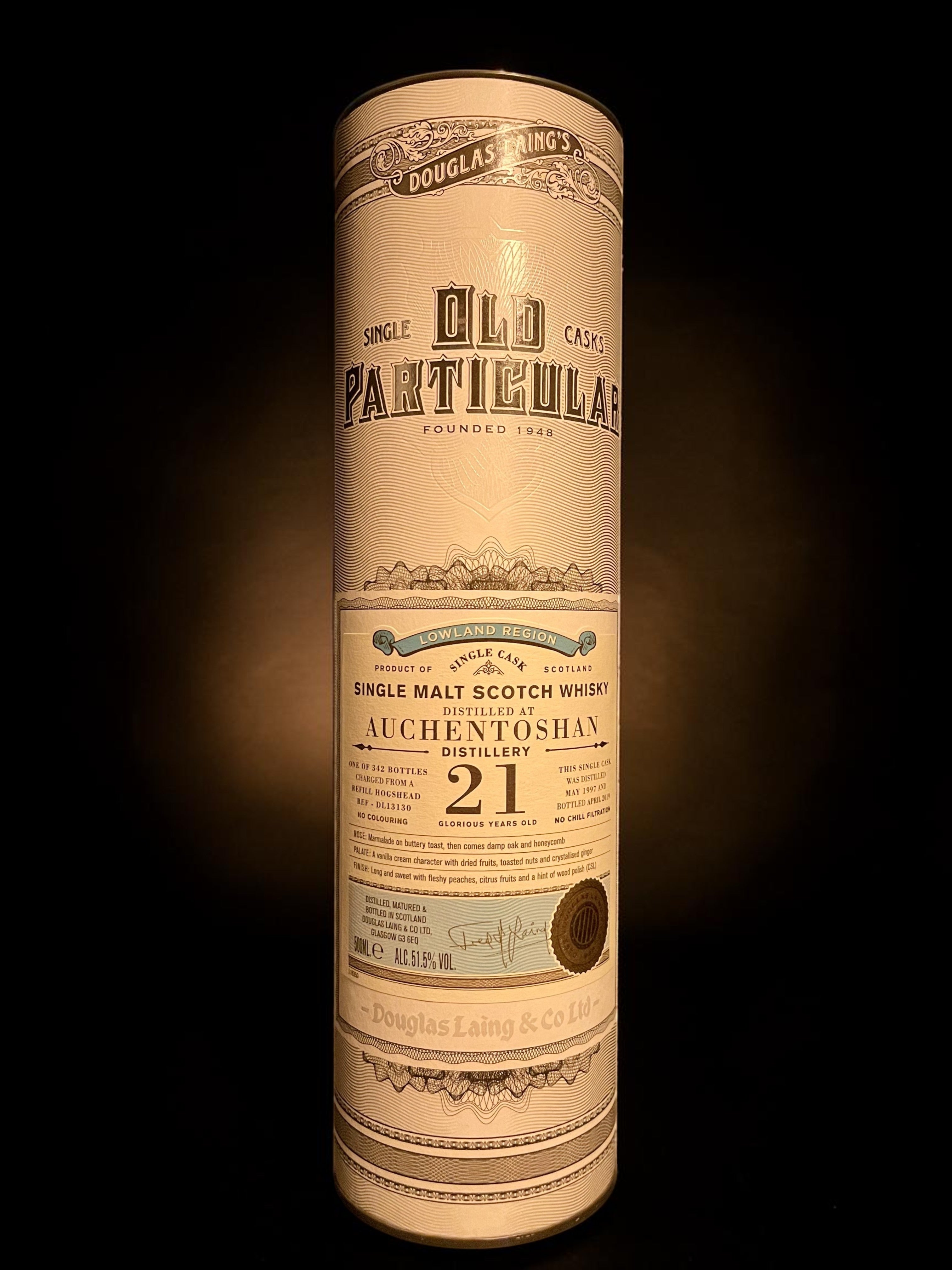 Auchentoshan 1997 21 Year Old Old Particular Douglas Laing | Old Particular
