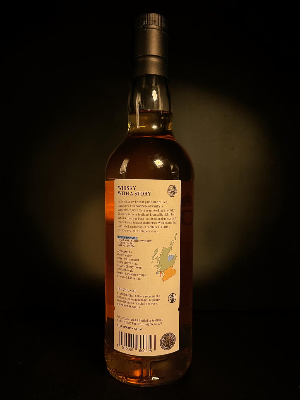 Auchroisk 2011 12 Year Old Single Cask #809256 Auld Goonsy | Global Whisky