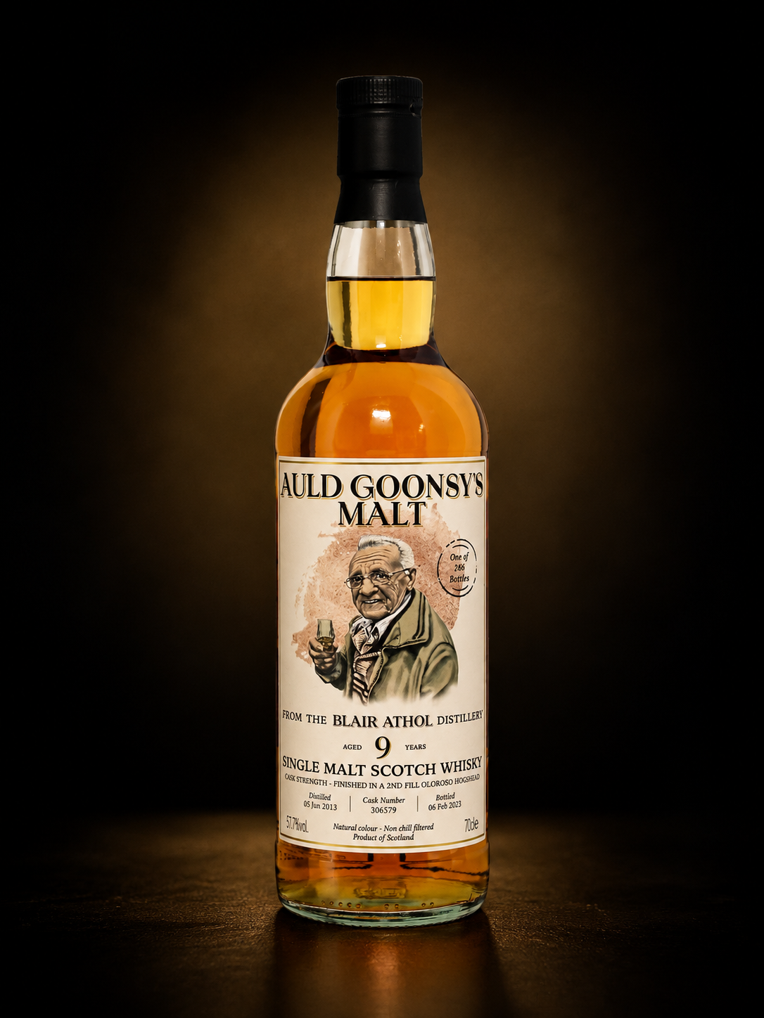 Blair Athol 2013 9 Year Old Single Cask #306579 Auld Goonsy's Malt | Global Whisky
