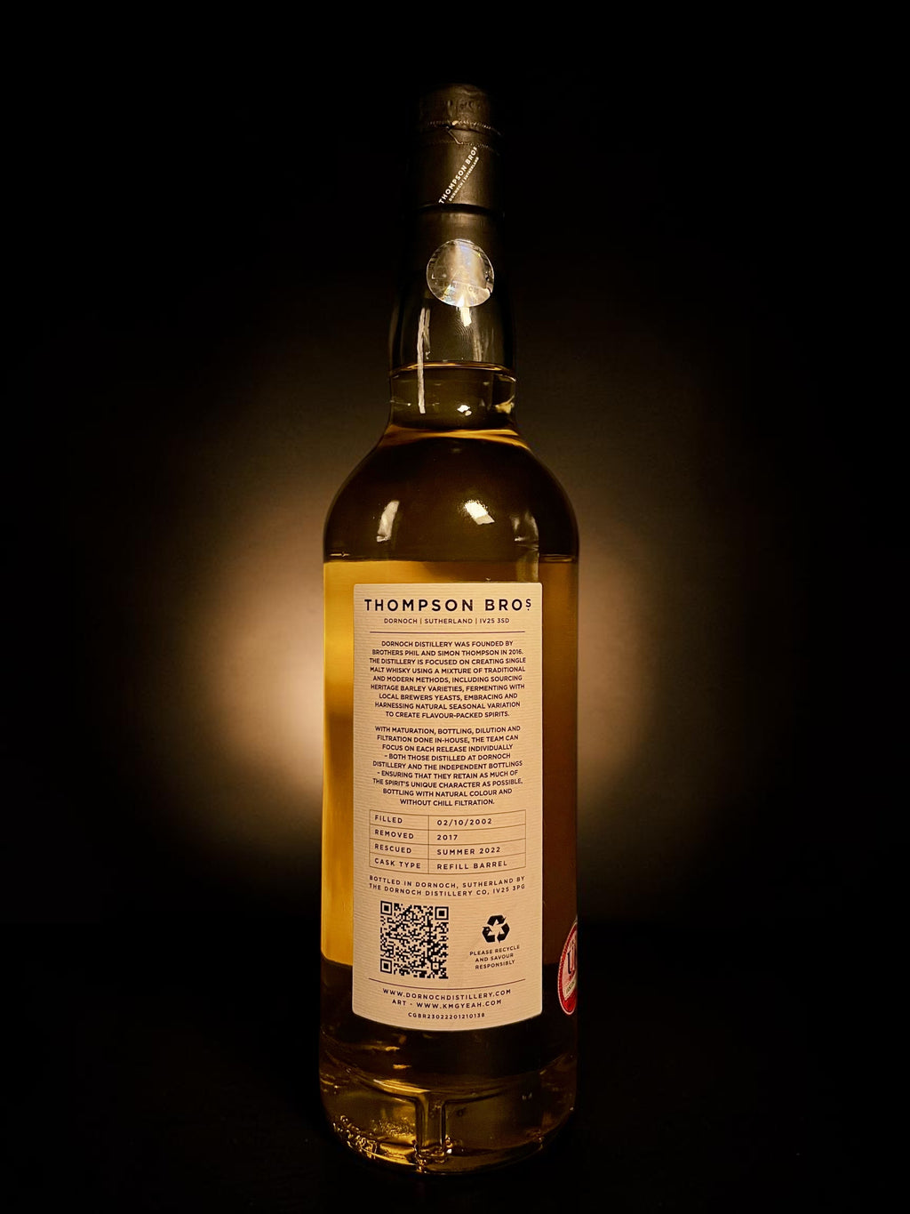 Balmenach 2002 15 Year Old Refill Barrel | Thompson Bros.