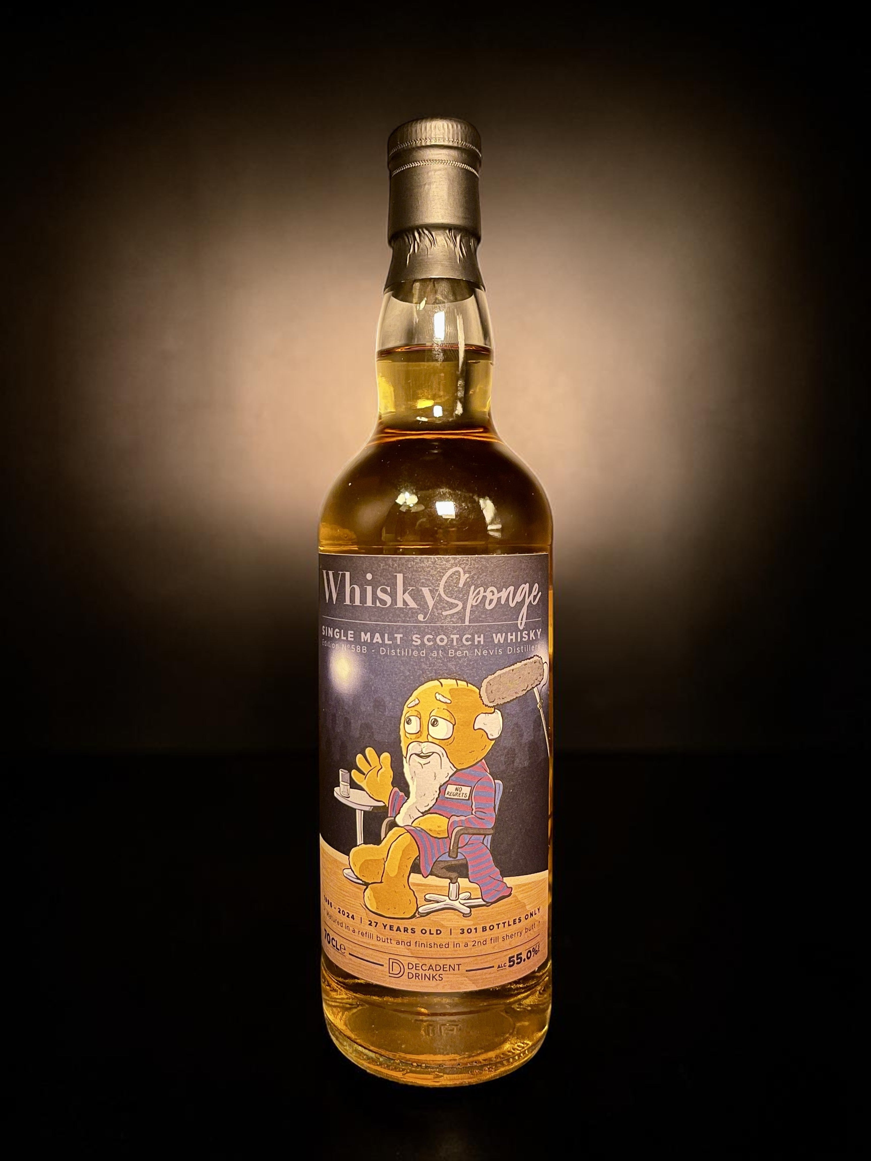 Ben Nevis 1996 27 Year Old Whisky Sponge Edition 58B | Decadent Drinks