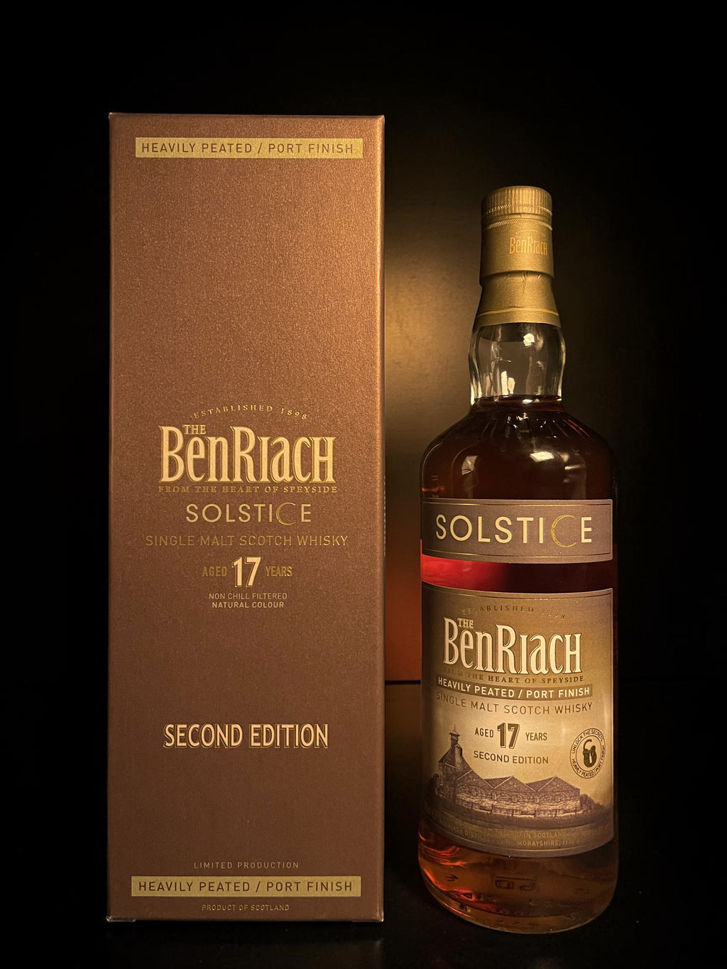 BenRiach Solstice Second Edition 17 Year Old Port Finish | BenRiach