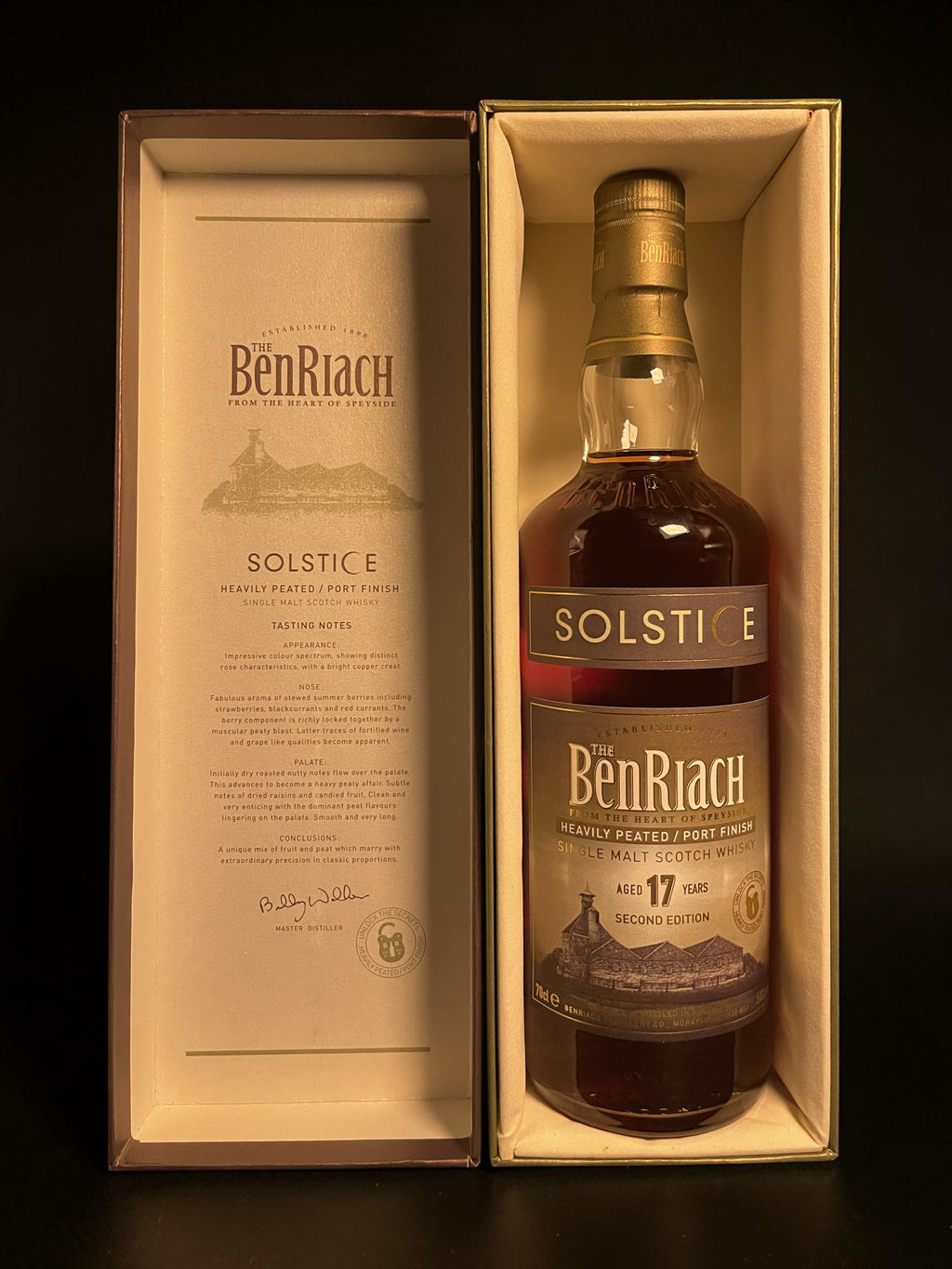 BenRiach Solstice Second Edition 17 Year Old Port Finish | BenRiach