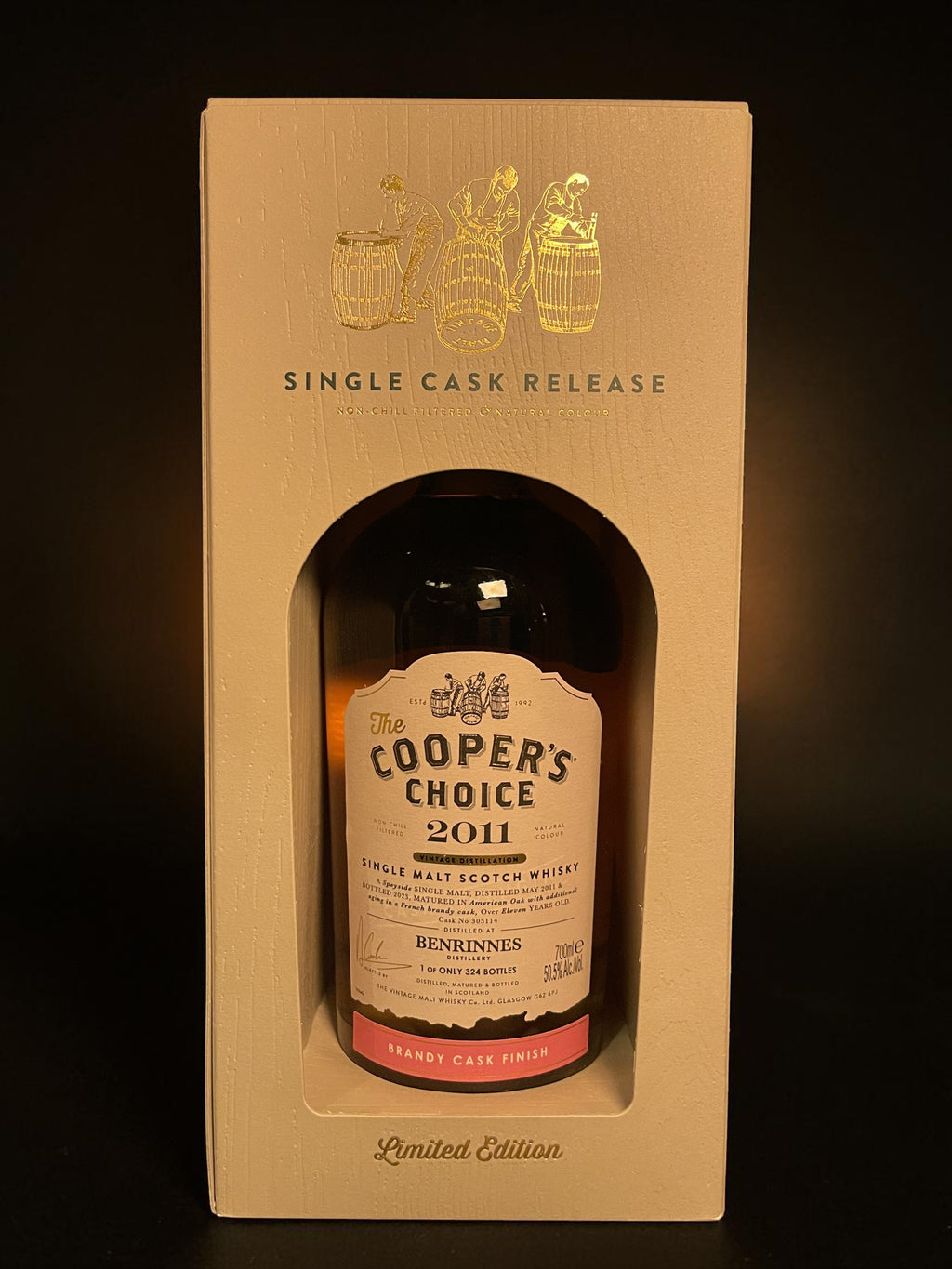 Benrinnes 2011 11 Year Old Brandy Cask Finish Single Cask #305114 | Cooper’s Choice