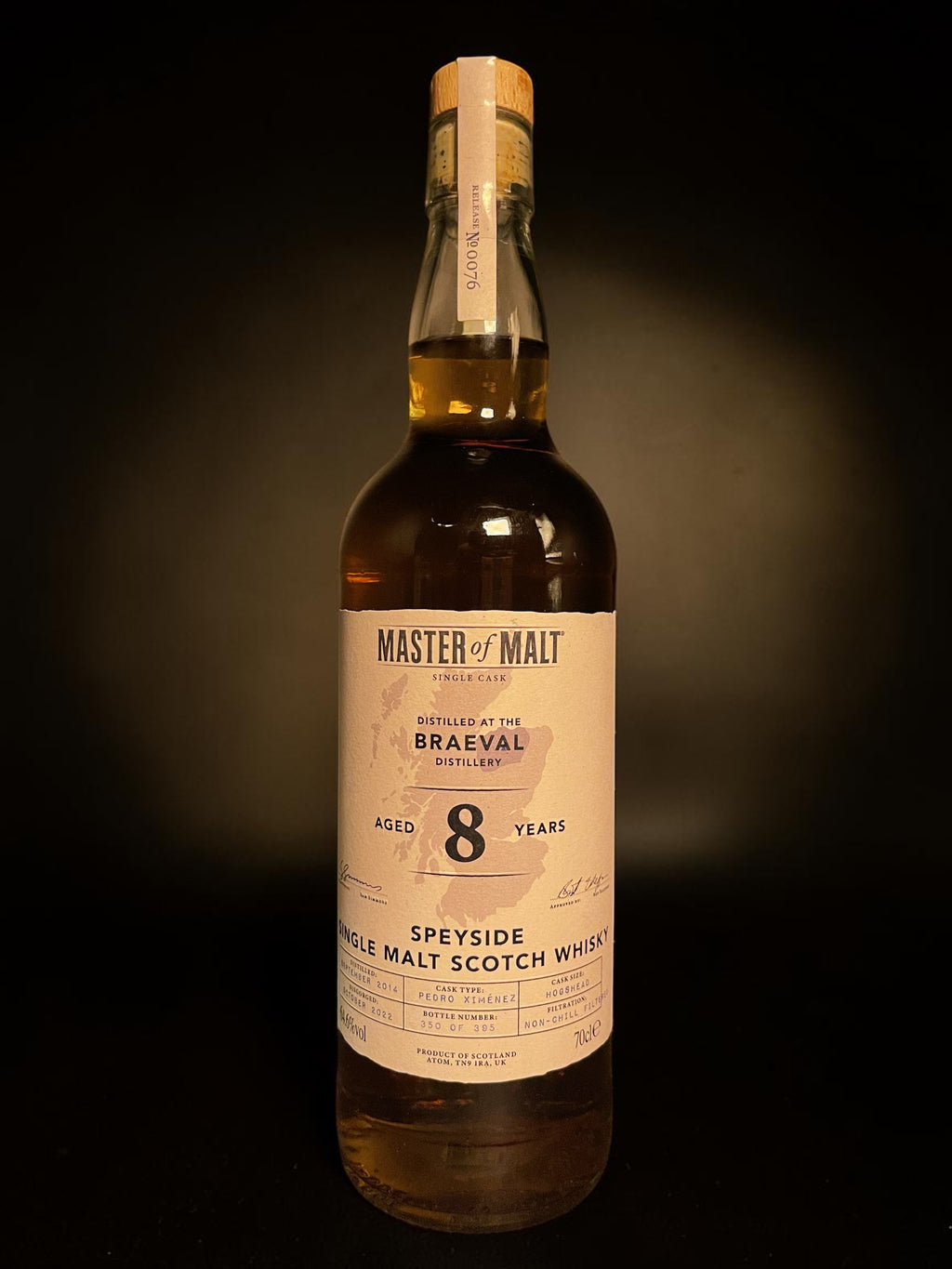 Braeval 2014 8 Year Old Single Cask | Master of Malt