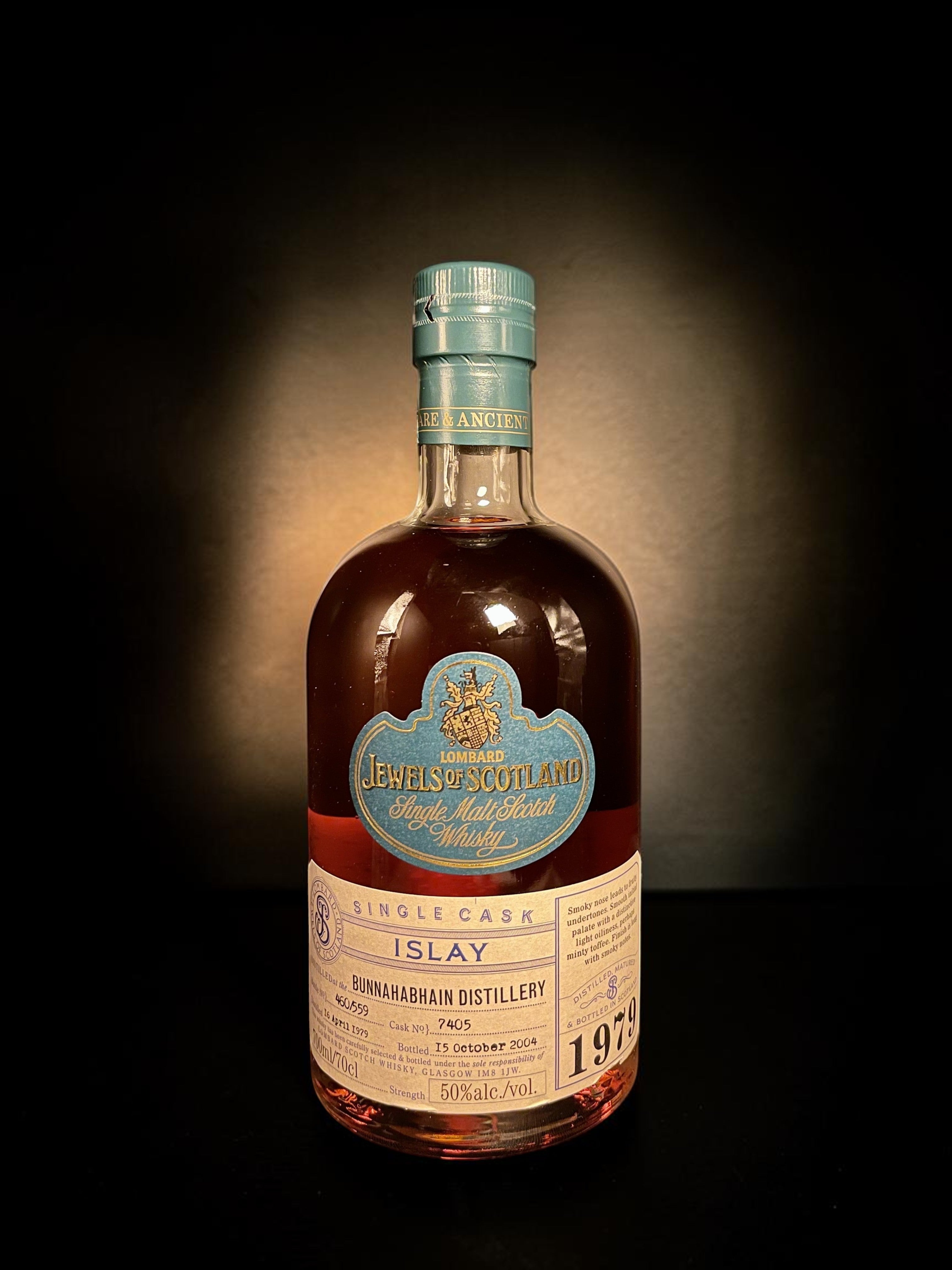 Bunnahabhain 1979 25 Year Old Single Cask #7405 | Lombard Jewels of Scotland