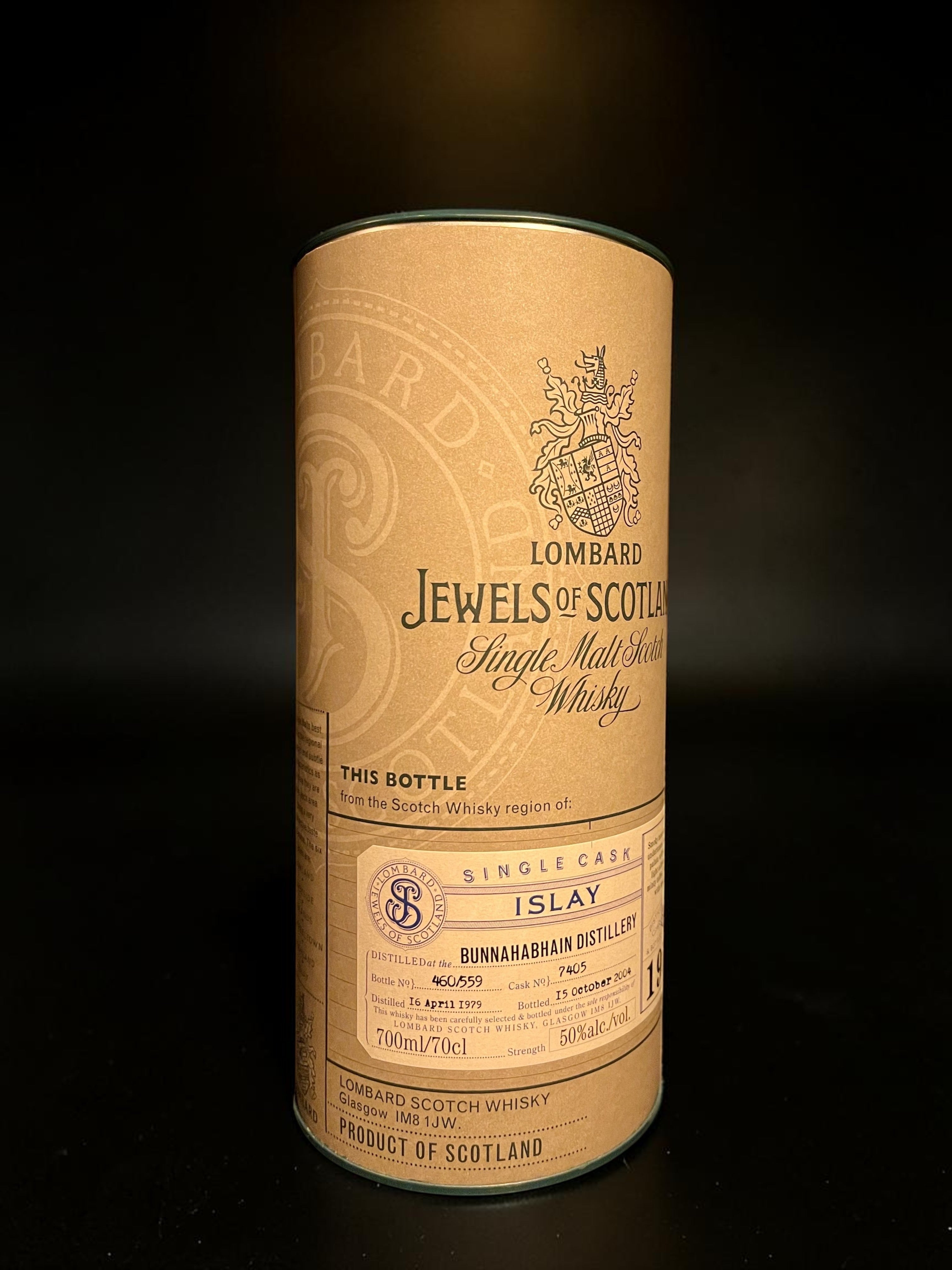 Bunnahabhain 1979 25 Year Old Single Cask #7405 | Lombard Jewels of Scotland