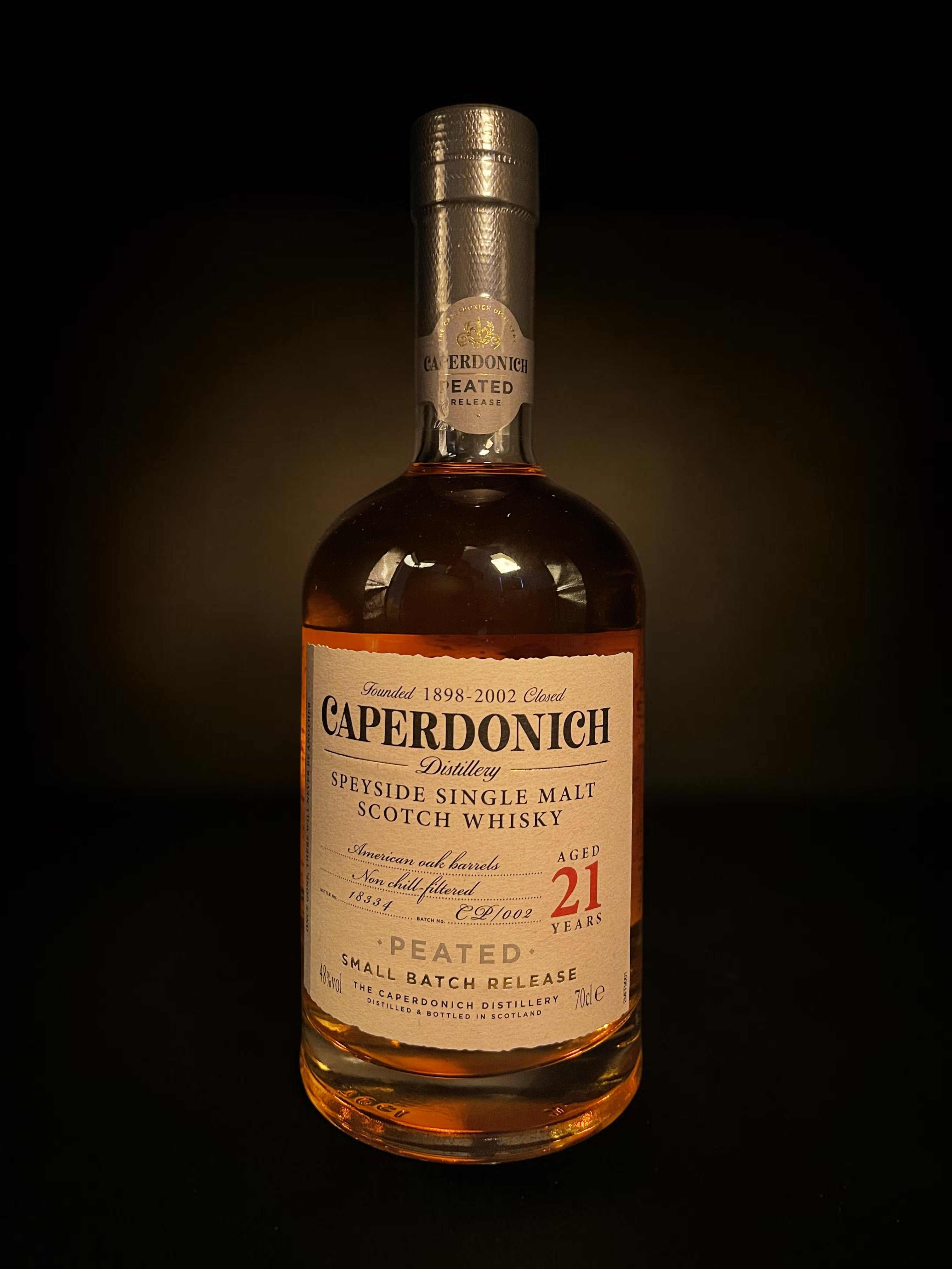 Caperdonich 1998 21 Year Old Peated Small Batch Release No.2 | Caperdonich