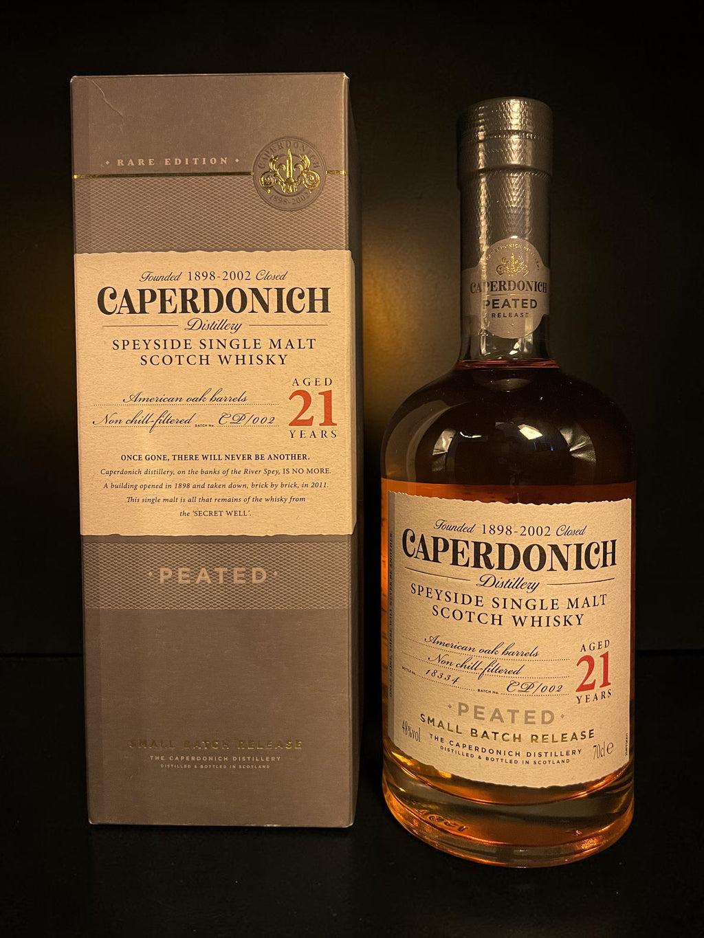 Caperdonich 1998 21 Year Old Peated Small Batch Release No.2 | Caperdonich