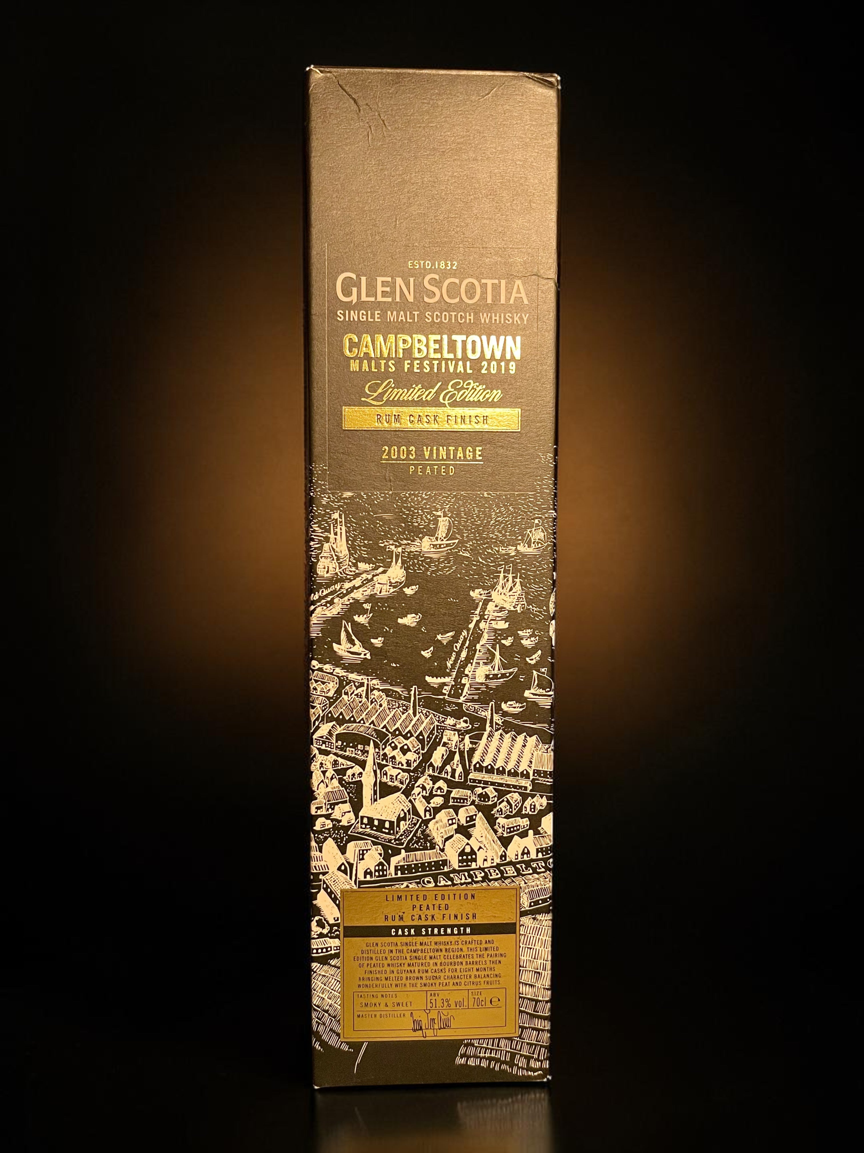 Glen Scotia 2003 Campbeltown Malts Festival 2019 Rum Cask Finish | Glen Scotia