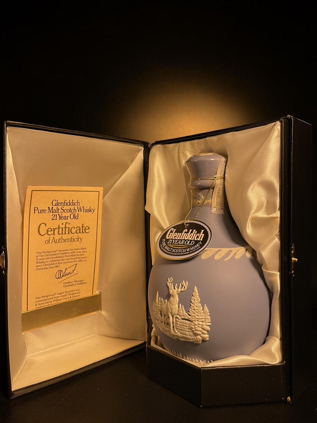 Glenfiddich 21 Year Old 1987 Centenary Wedgwood Jasper Decanter | Glenfiddich