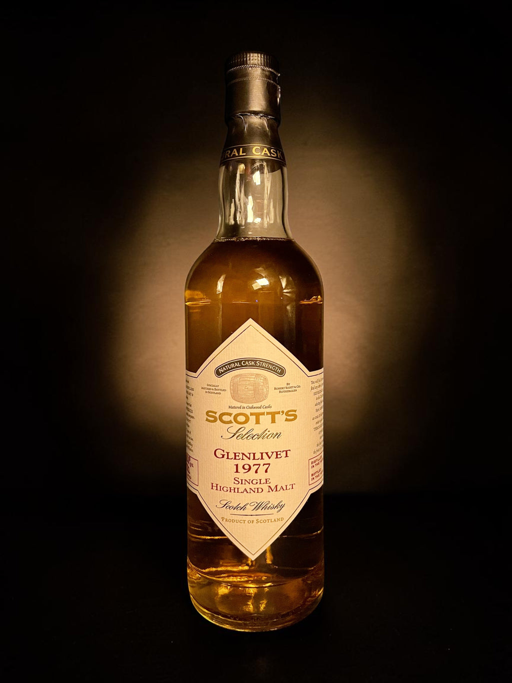 Glenlivet 1977 29 Year Old Single Cask Natural Cask Strength | Scott’s Selection