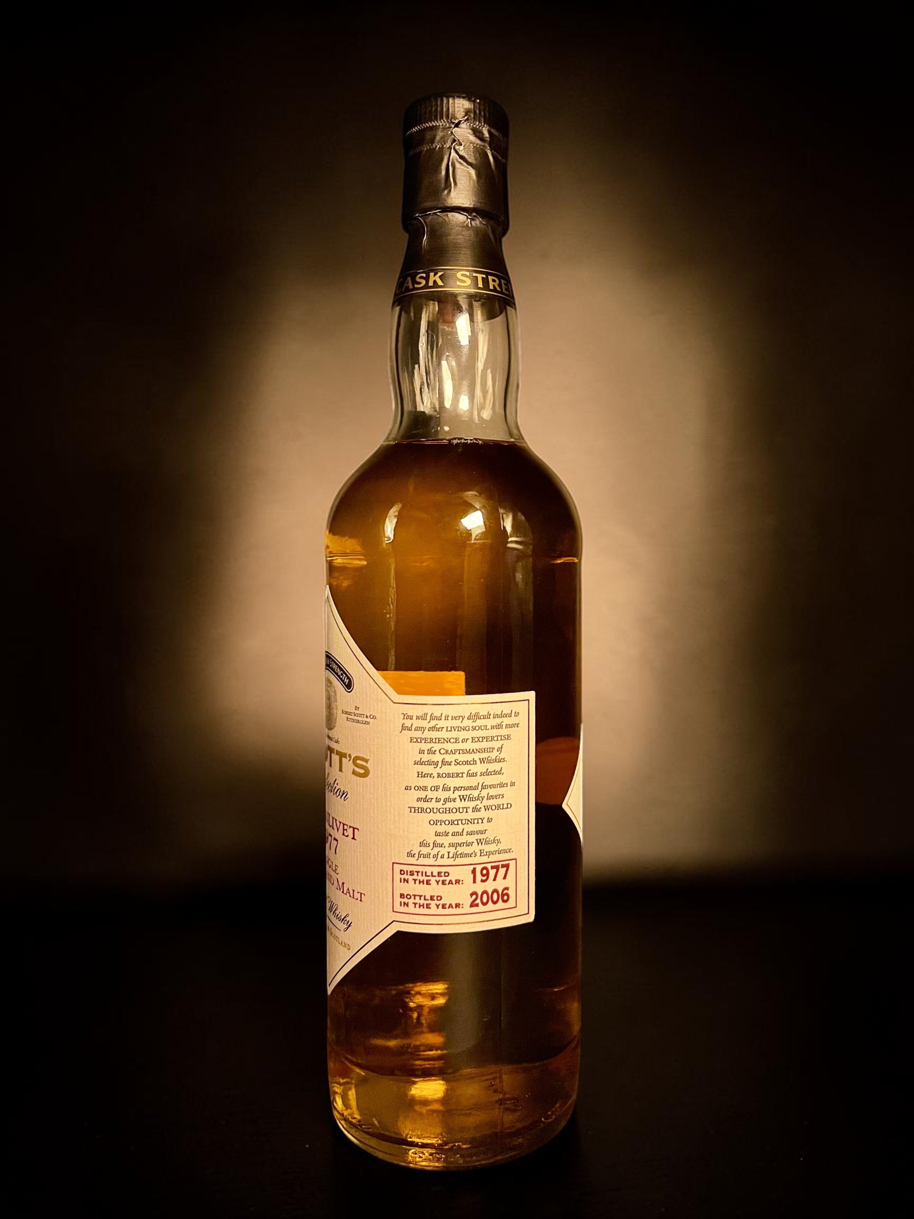 Glenlivet 1977 29 Year Old Single Cask Natural Cask Strength | Scott’s Selection
