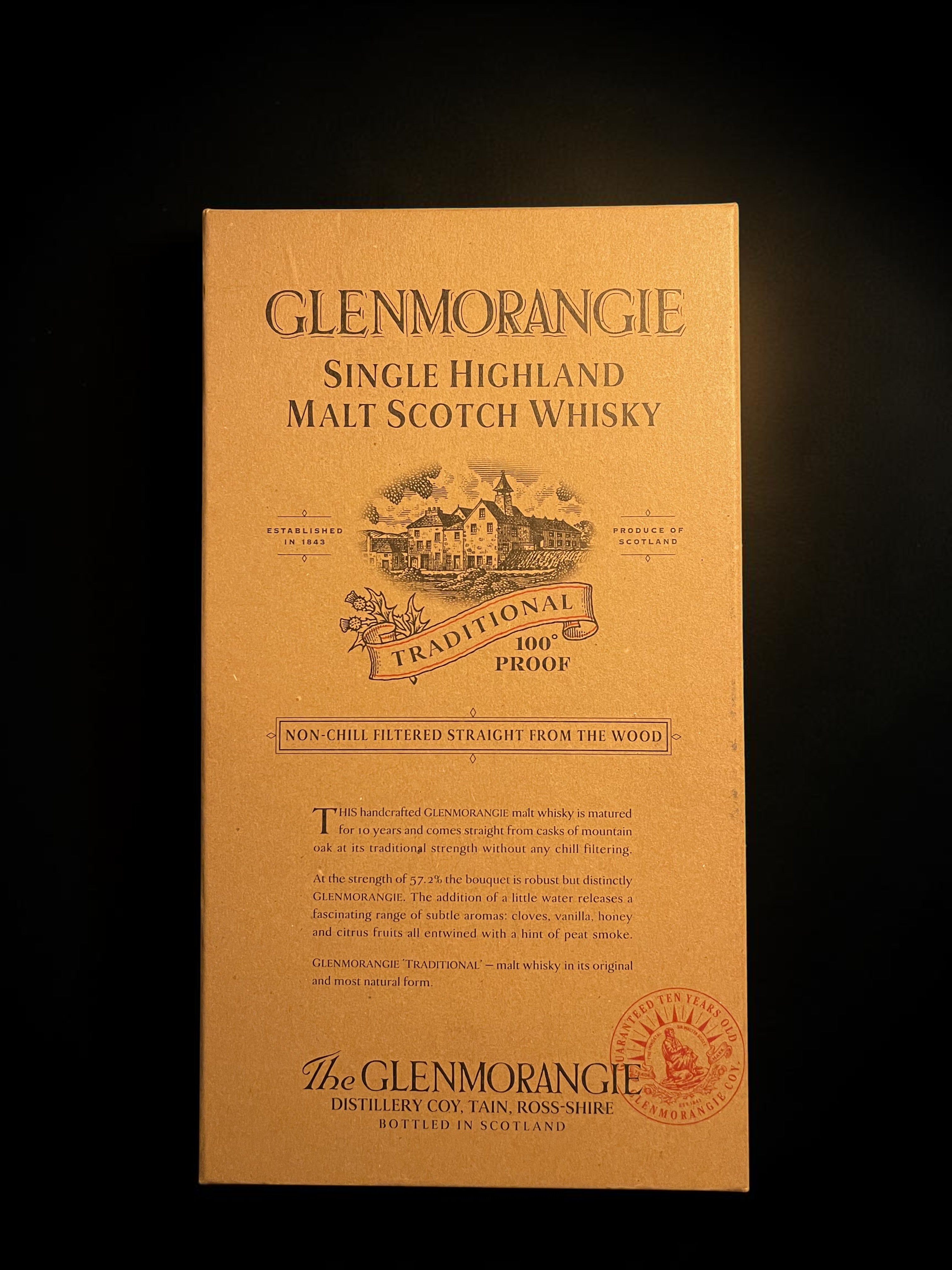 Glenmorangie 10 Year Old Traditional 100° Proof 1L | Glenmorangie