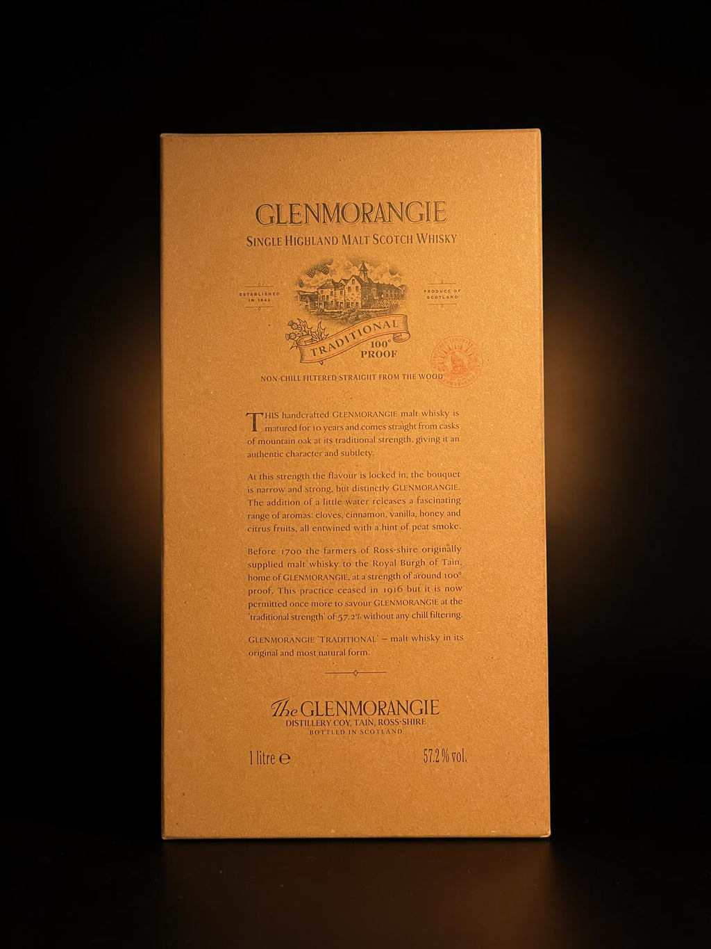 Glenmorangie 10 Year Old Traditional 100° Proof 1L | Glenmorangie
