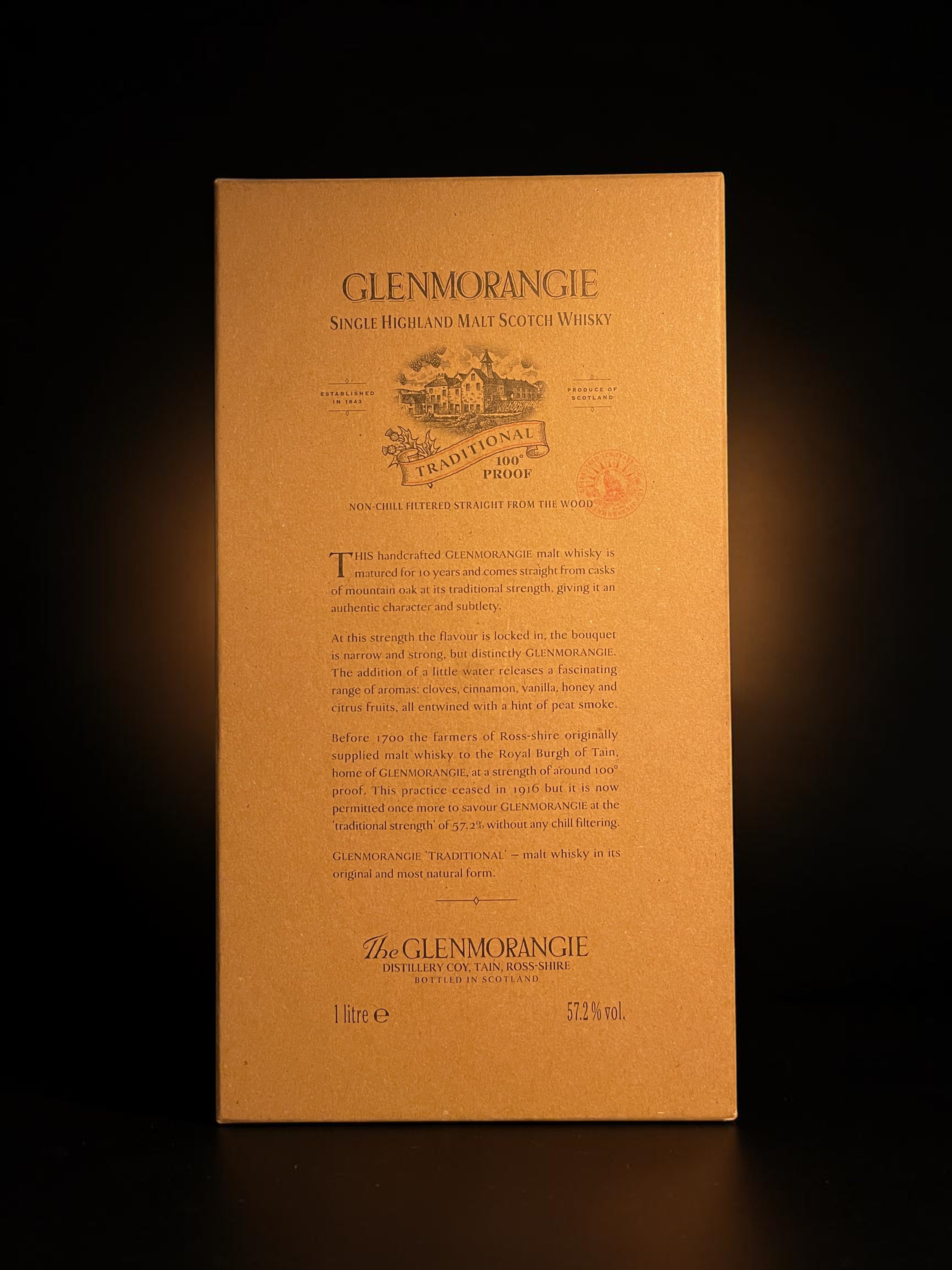 Glenmorangie 10 Year Old Traditional 100° Proof 1L | Glenmorangie