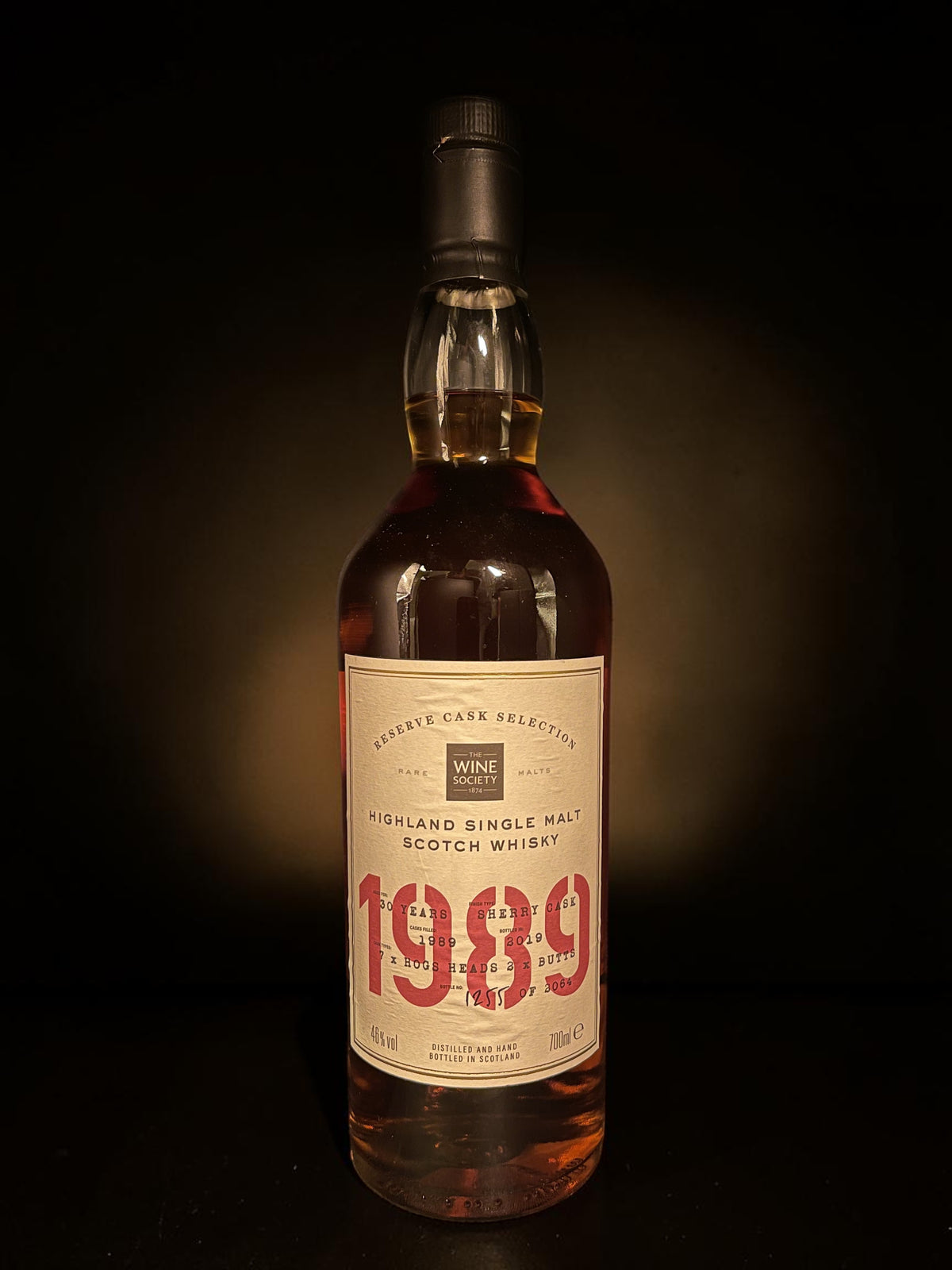 Highland 1989 30 Year Old Reserve Cask Selection - The Wine Society