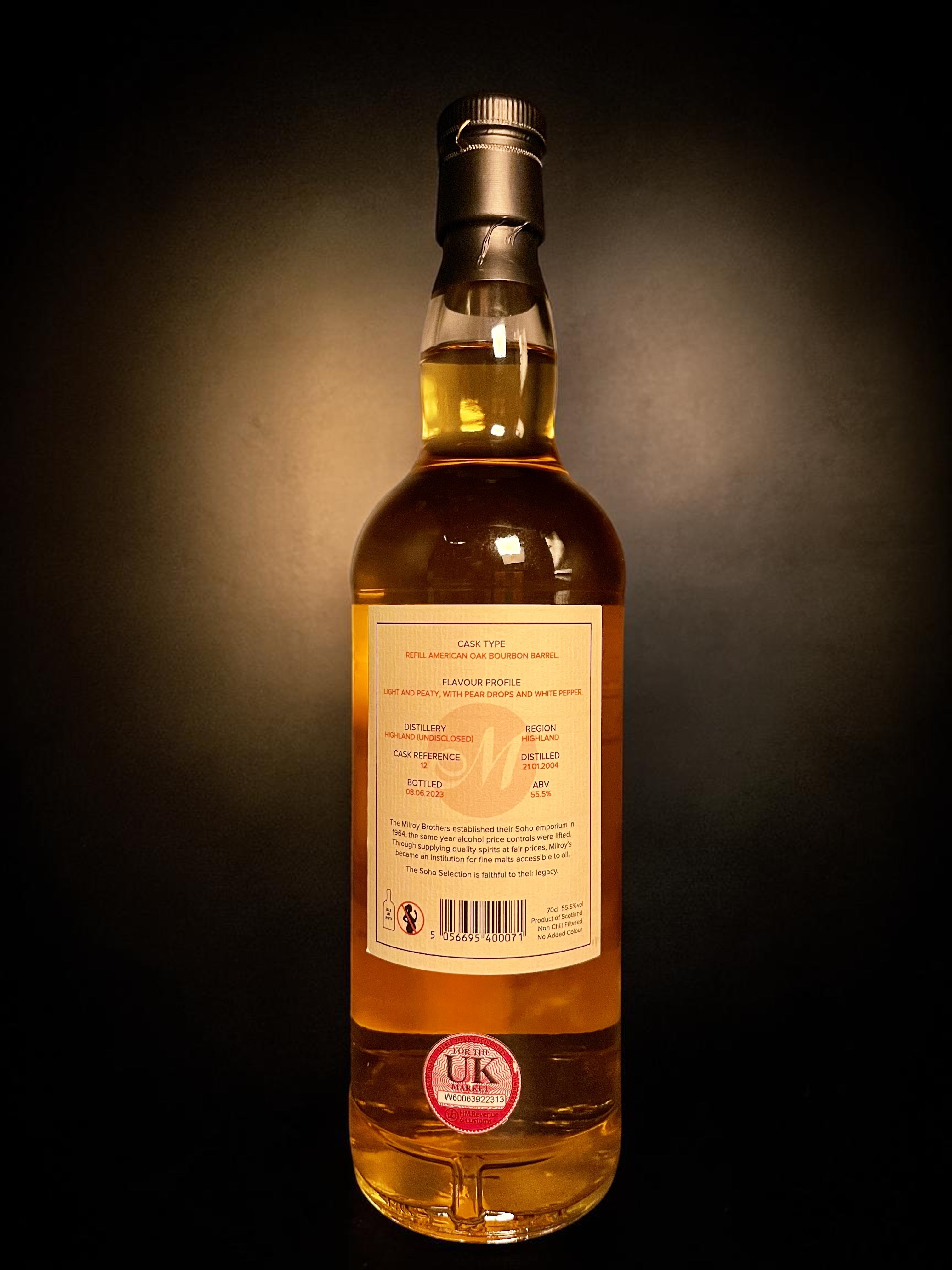 Highland 2004 19 Year Old Milroy’s Soho Selection Cask #12 | Milroy’s