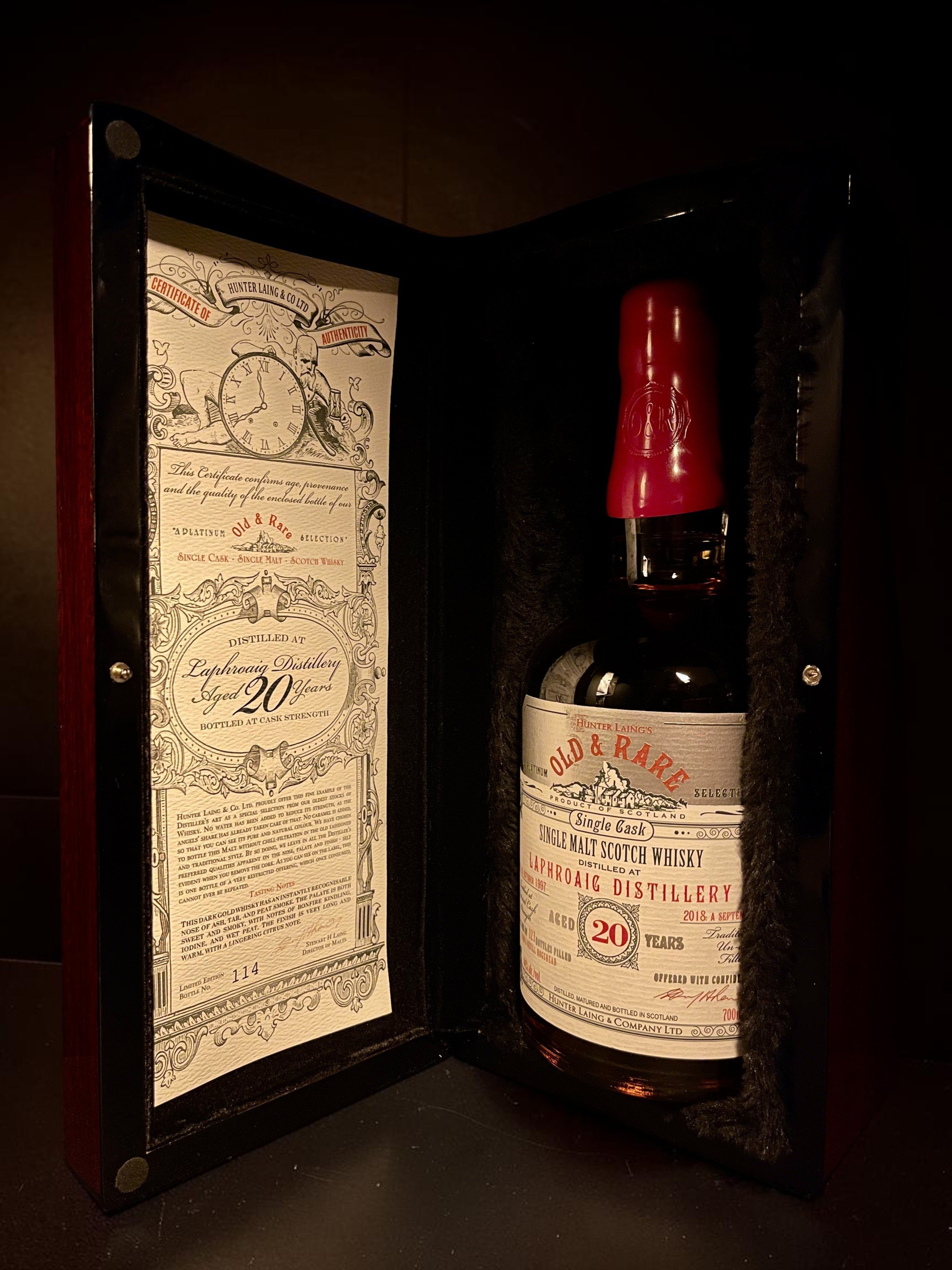 Laphroaig 1997 20 Year Old Hunter Laing Old & Rare Platinum Selection | Hunter Laing