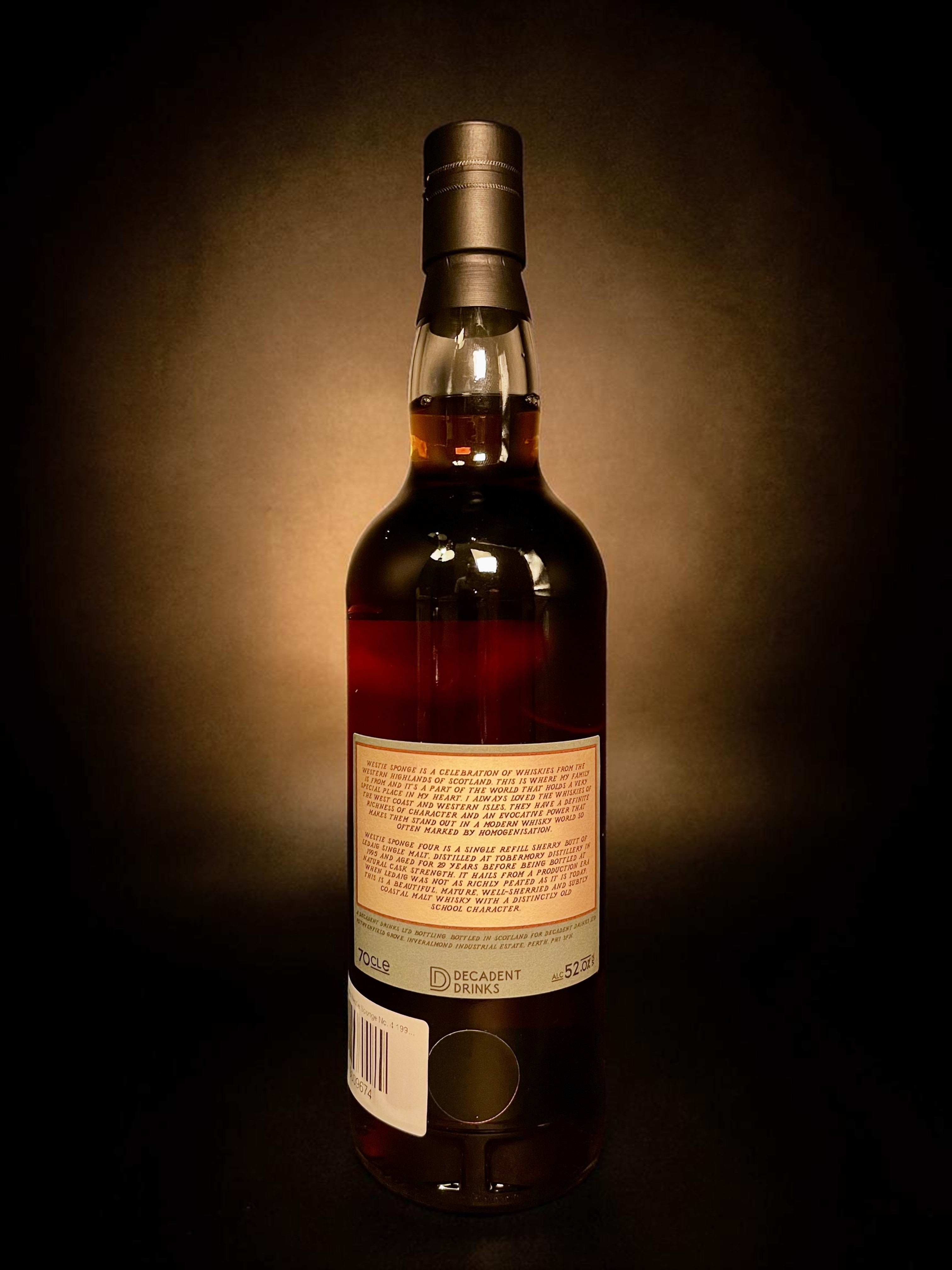 Ledaig 1995 29 Year Old Westie Sponge Edition No.4 | Decadent Drinks