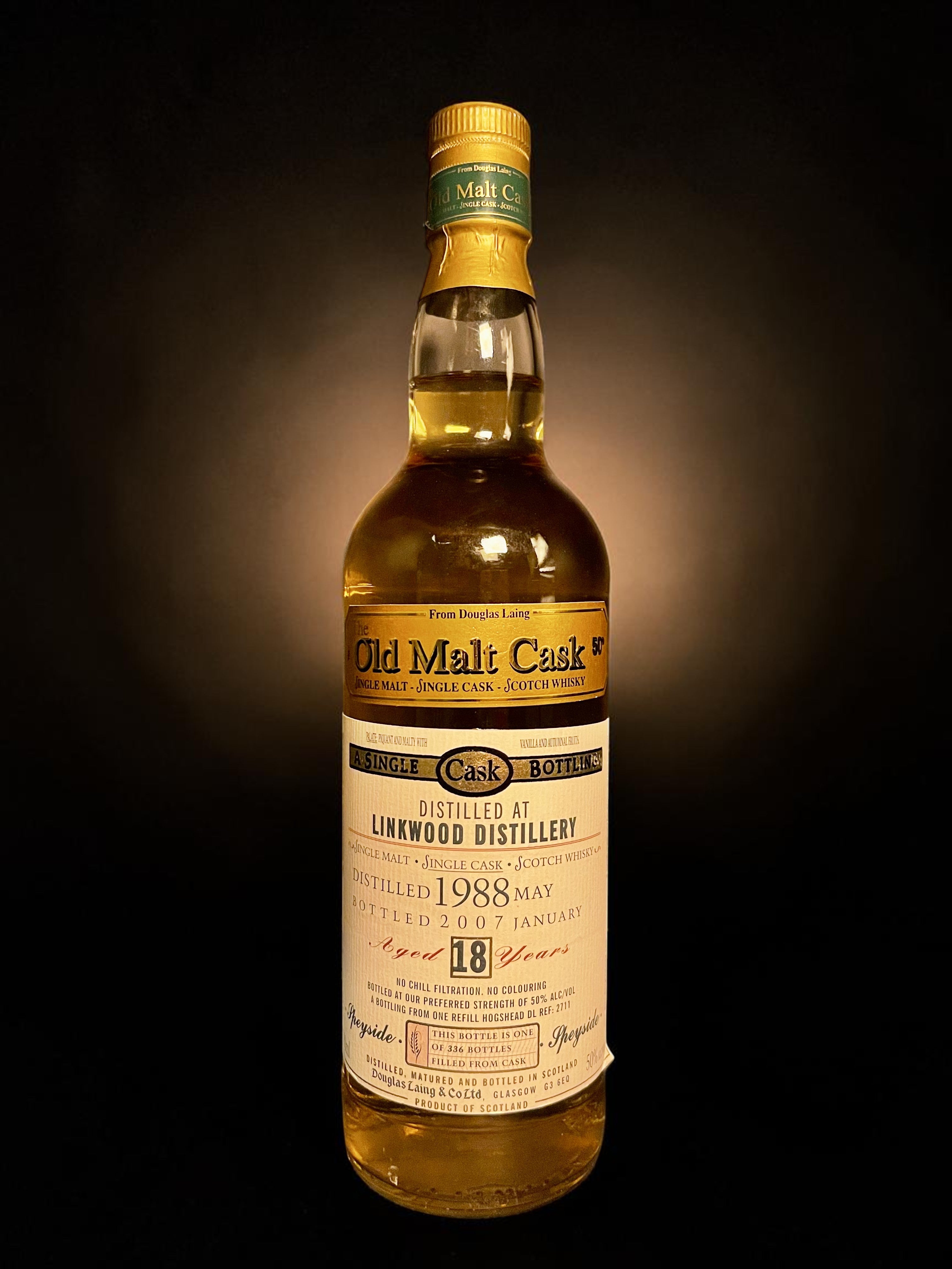 Linkwood 1988 18 Year Old Single Cask #2111 | Douglas Laing Old Malt Cask