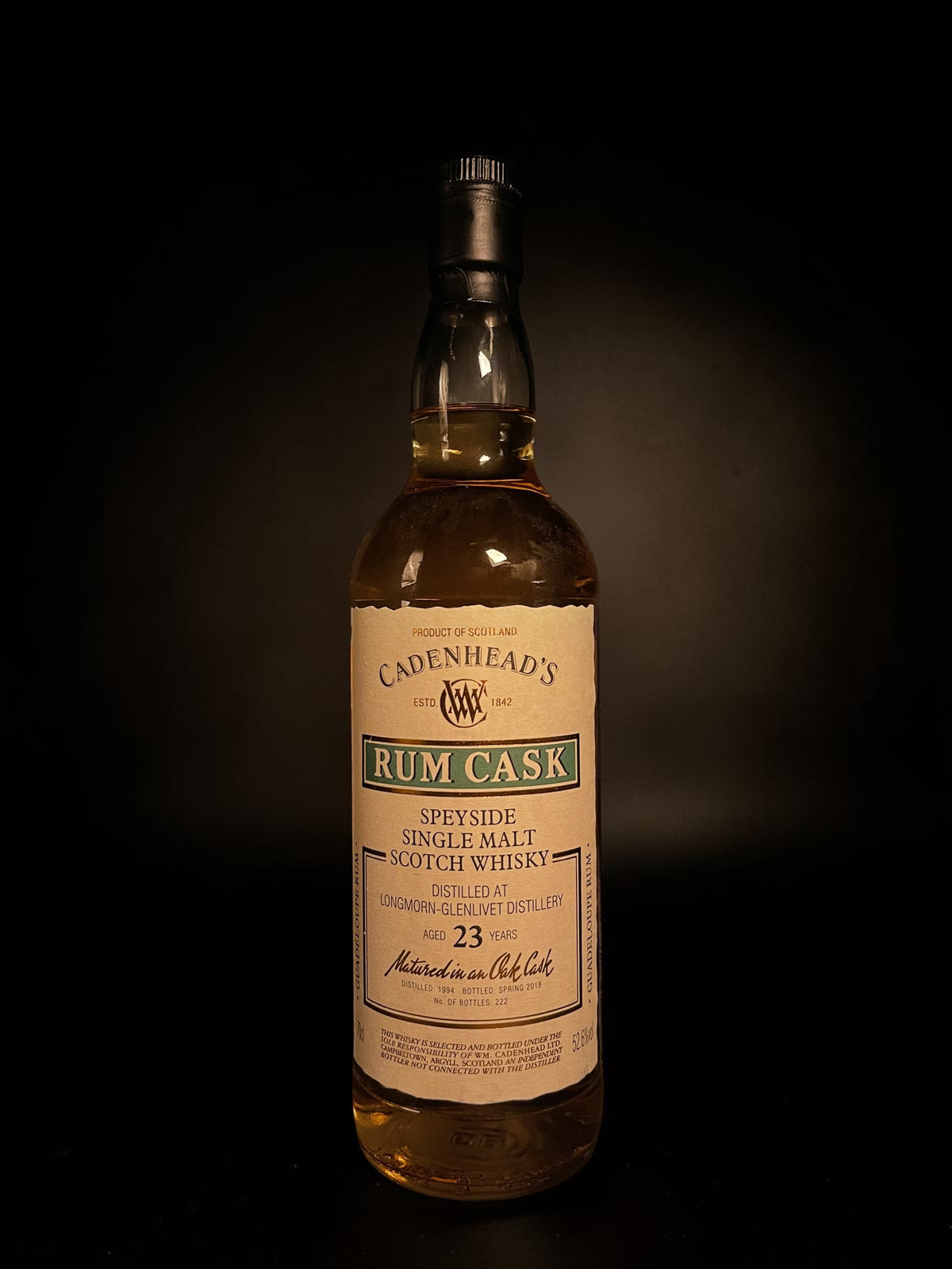 Longmorn-Glenlivet 1994 23 Year Old Rum Cask | Cadenhead's