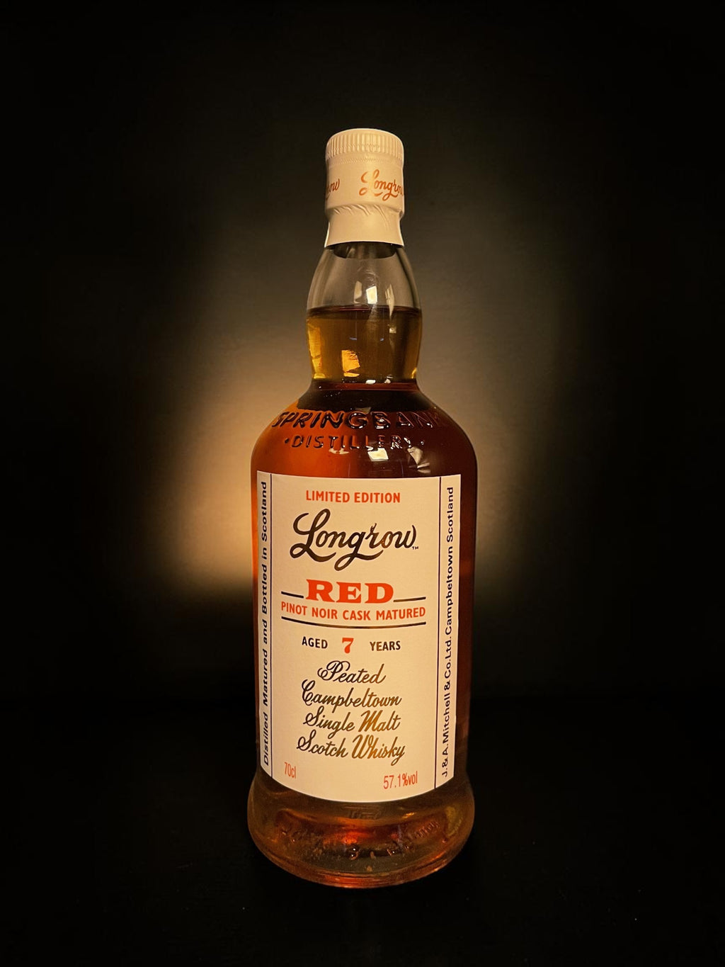 Longrow Red 7 Year Old Pinot Noir Cask Matured | Longrow