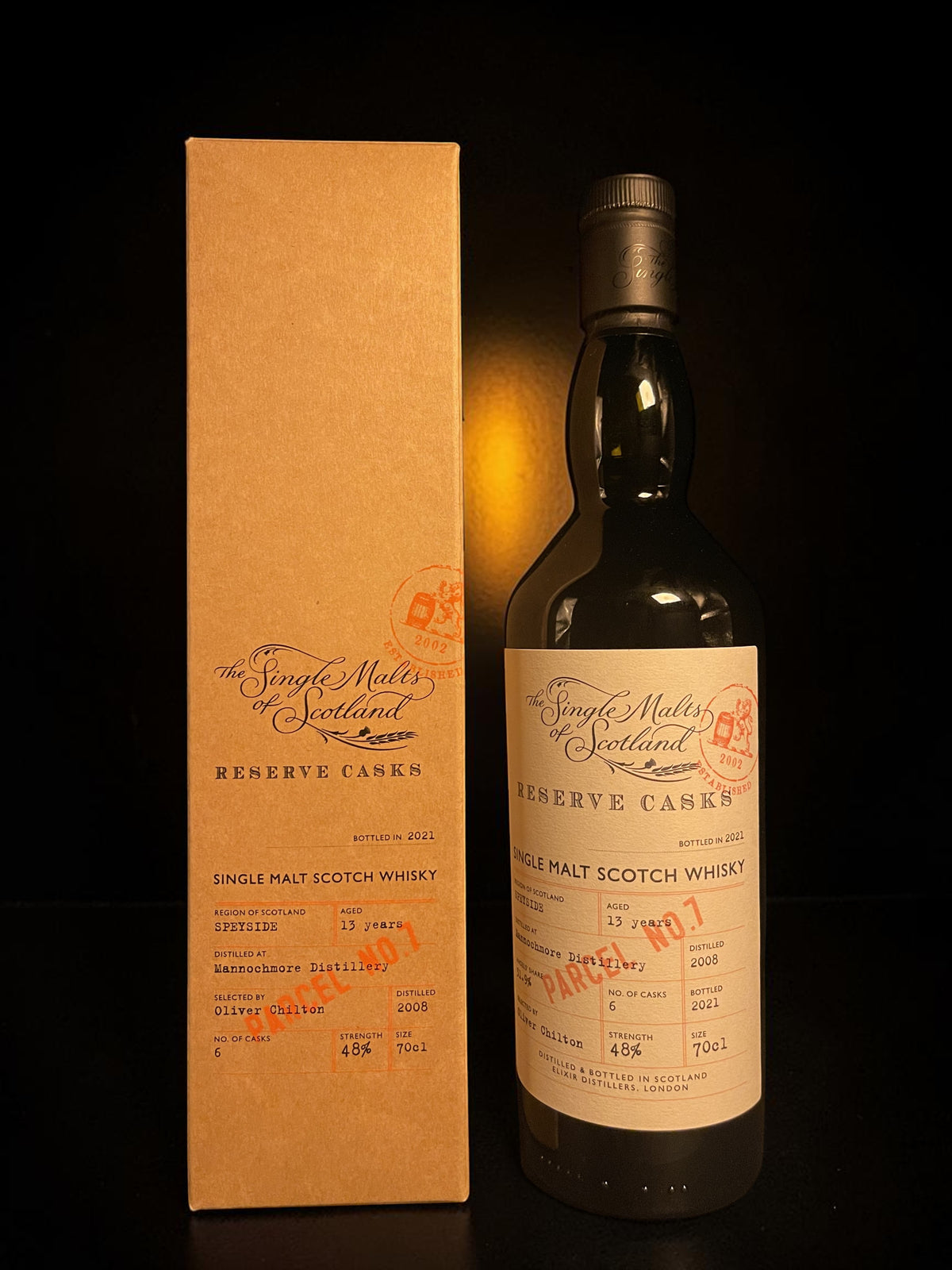 Mannochmore 2008 13 Year Old Reserve Casks Parcel No. 7 | Elixir Distillers