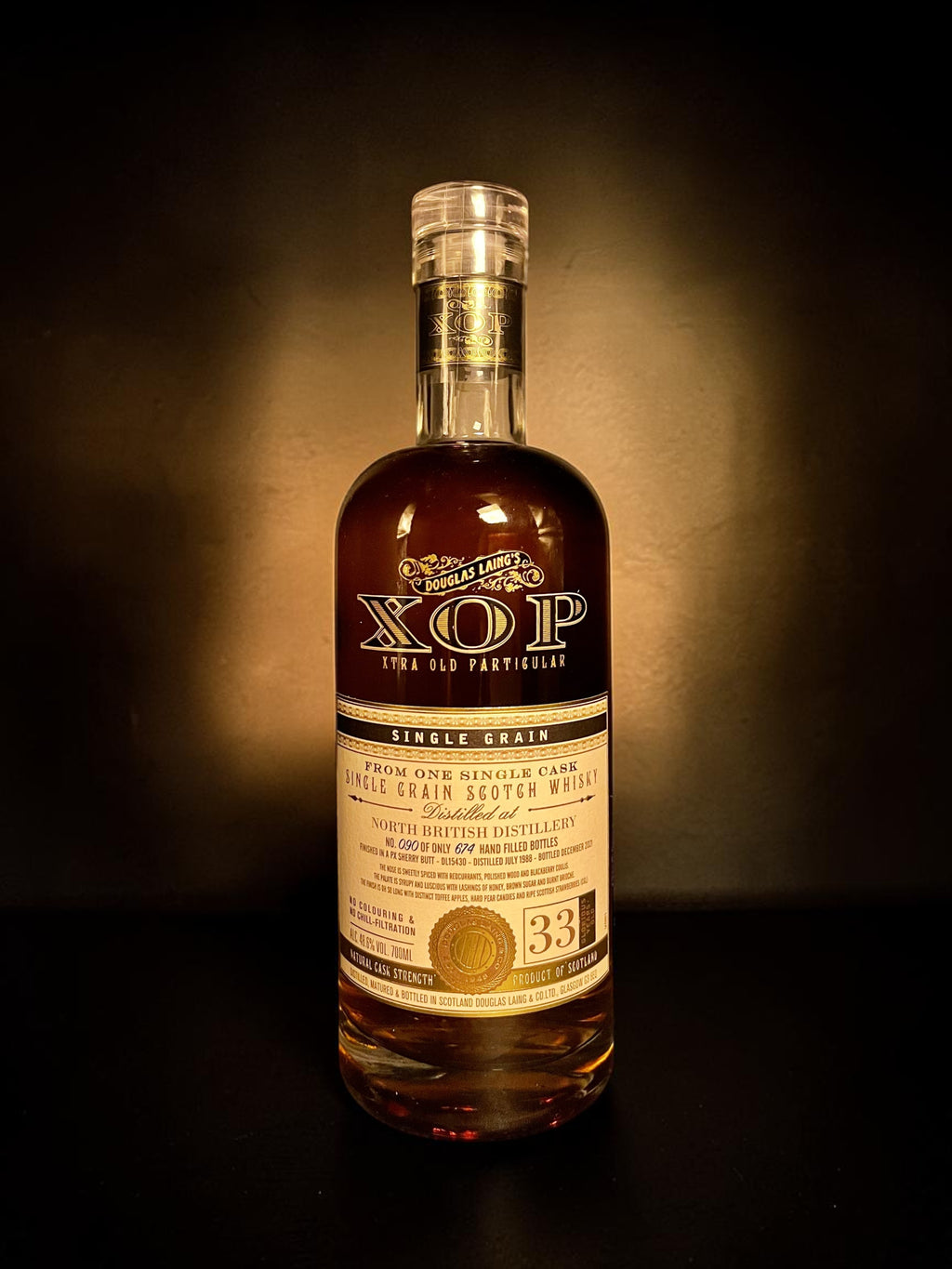 North British 1988 33 Year Old XOP Pedro Ximenez Finish | Douglas Laing