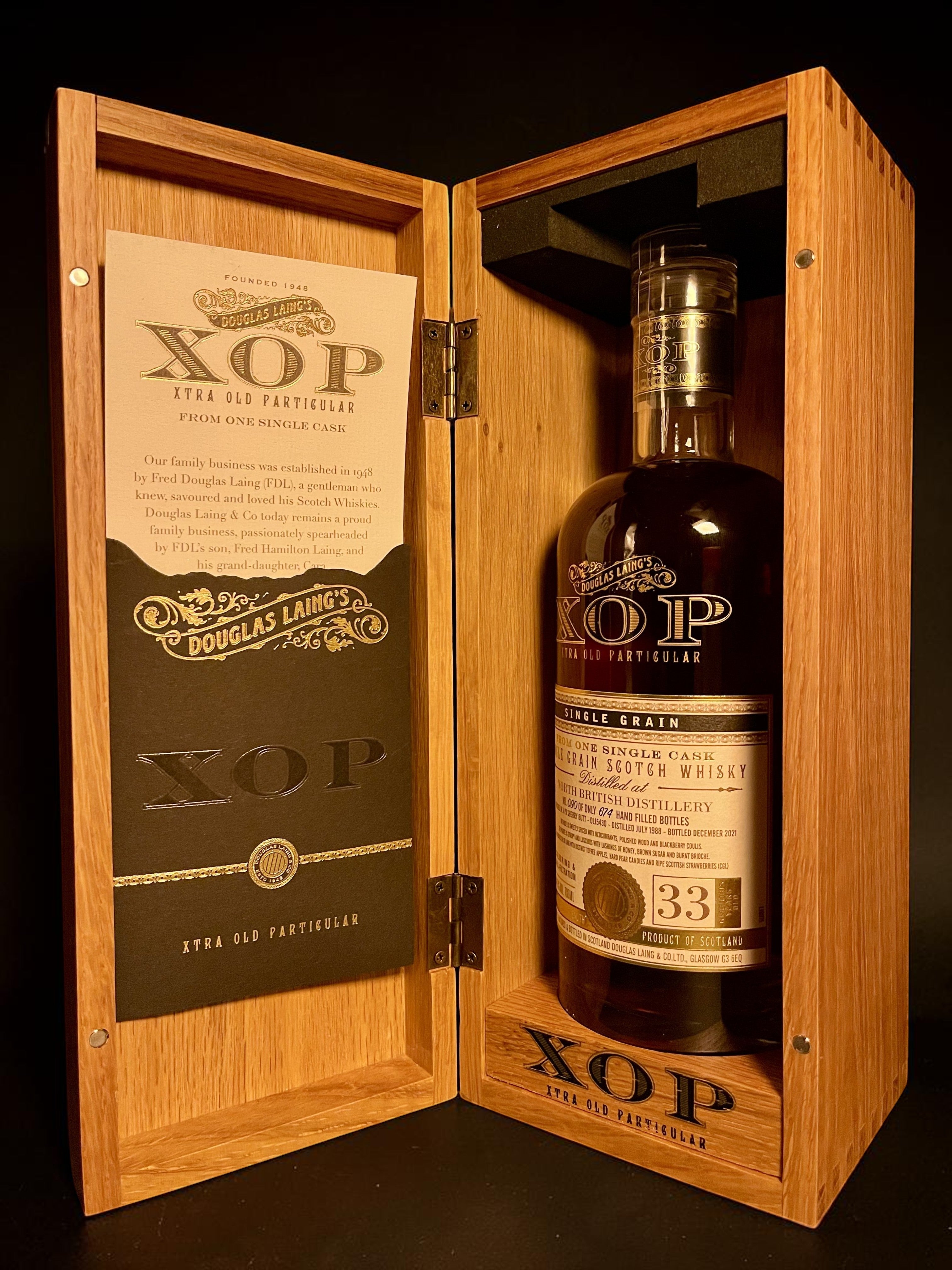 North British 1988 33 Year Old XOP Pedro Ximenez Finish | Douglas Laing