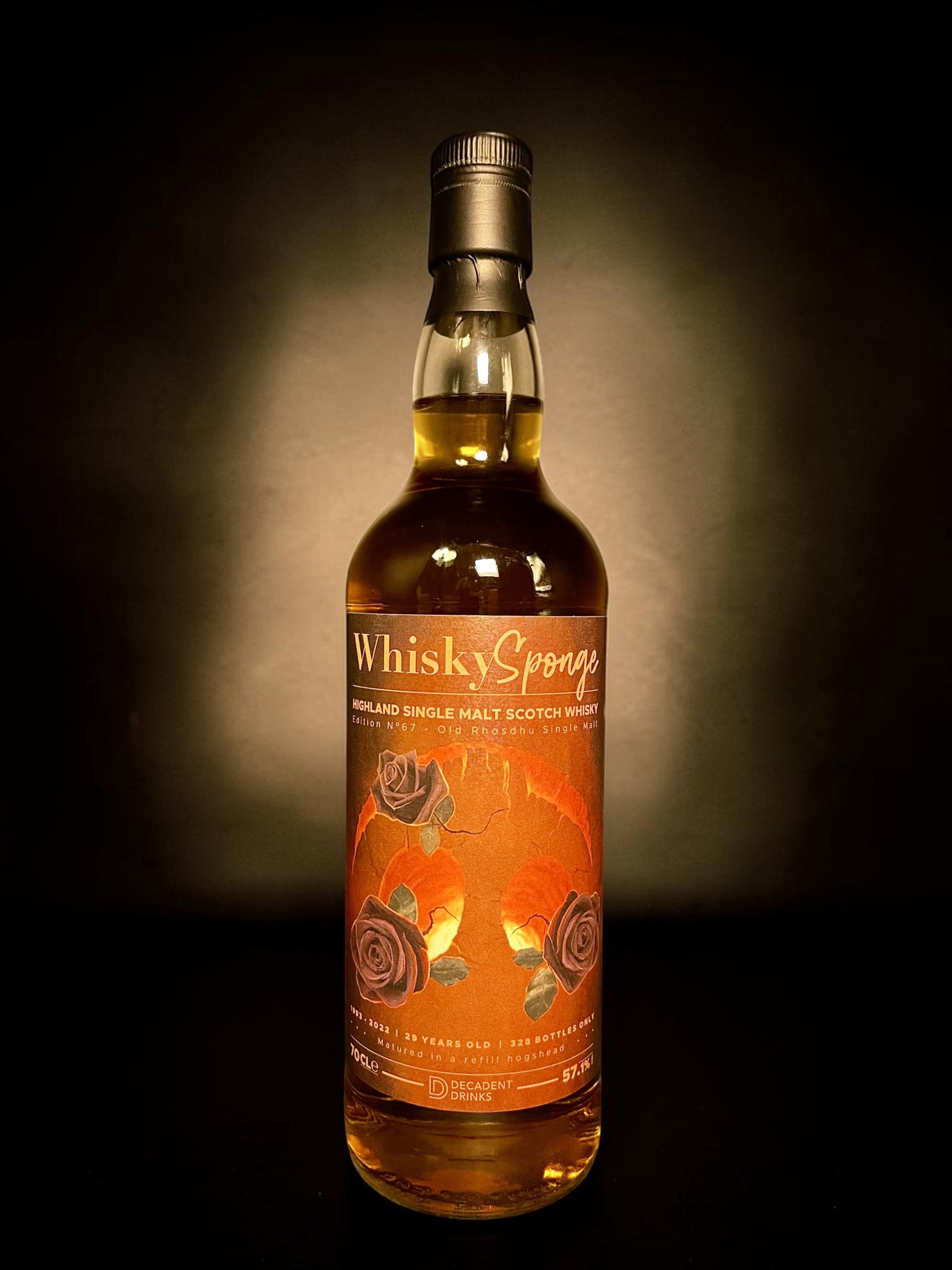Old Rhosdhu 1993 29 Year Old Whisky Sponge Edition No.67 | Decadent Drinks